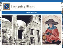 Tablet Screenshot of intriguing-history.com